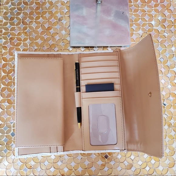 Brahmin Celia Allendale Poppy Seed+ Wallet NWT - Picture 10 of 11